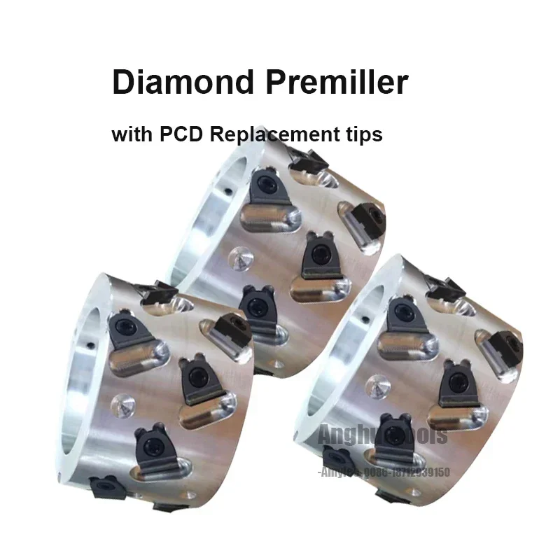 End Mill Removable Diamond Cutter  PCD Pre Milling Cutter