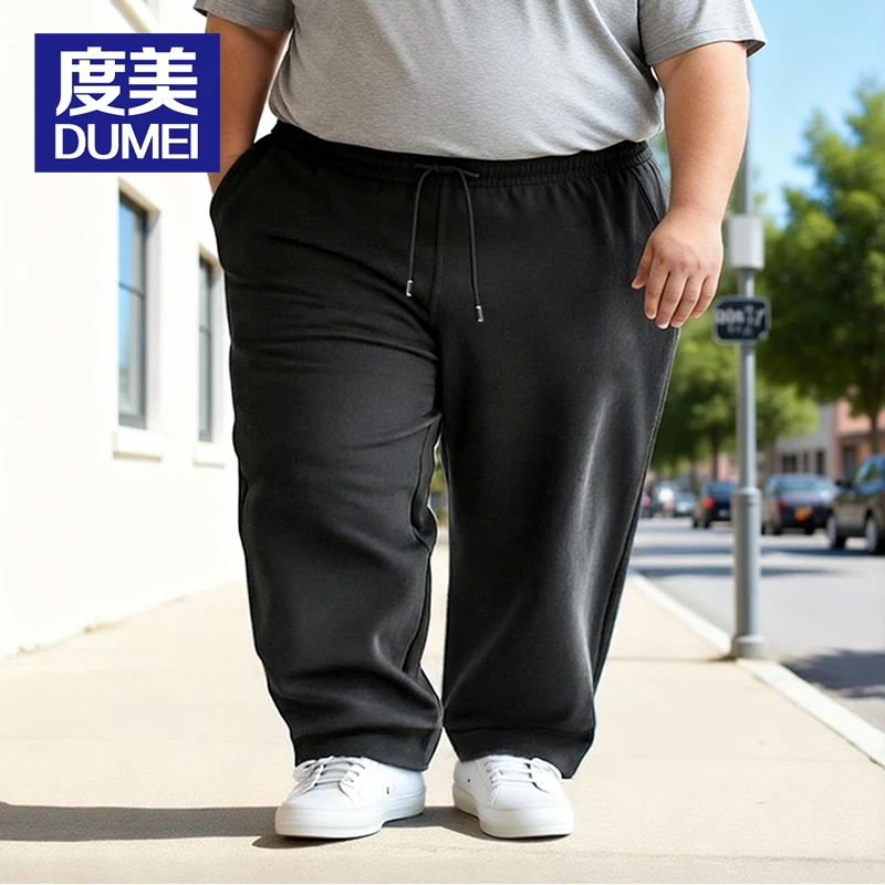 

Big and Tall Sweatpants for Men Plus Size Over 350 lbs 50 Inch Waist Elastic 400 lb Straight Leg for Big Guys 10XL for Big Belly