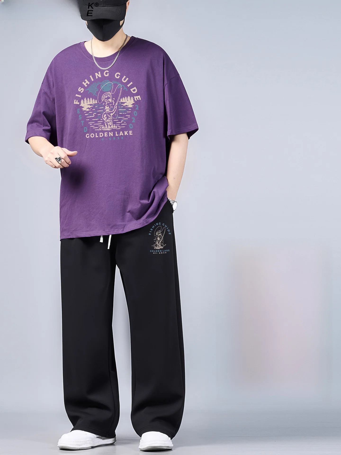 ensemble-de-vetements-de-sport-decontractes-pour-hommes-grande-taille-manches-courtes-coupe-ample-style-estival-nouveau-modele-confortable-respirant-melange-coton-et-polyester