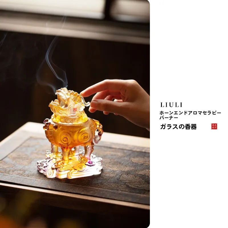 

Ароматическая лампа-диффузор Xinyuan Tang Lacquerware для благовоний и ароматических масел, подарок для друзей, украшение для дома