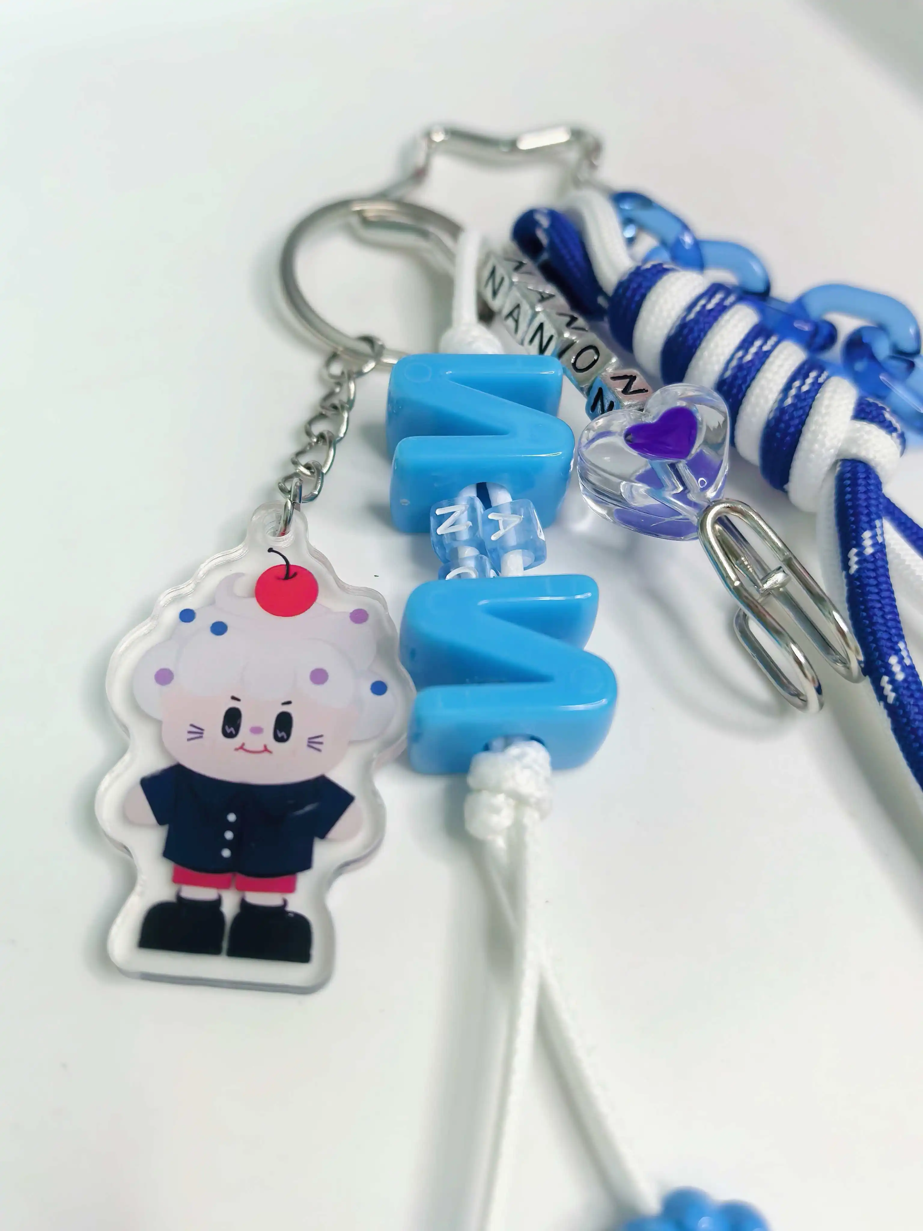 

Тайская звезда ручной работы NilkNhake Bad Bubby Series ОмNanon Нон, украшение для сумки, аксессуары, сумка, подвеска, брелок