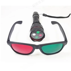 Portable 4 Dot Test Light Red Green Glasses Flashlight  Strabismus Amblyopia Optometry Ophthalmic Tester With Nice Storage Cases