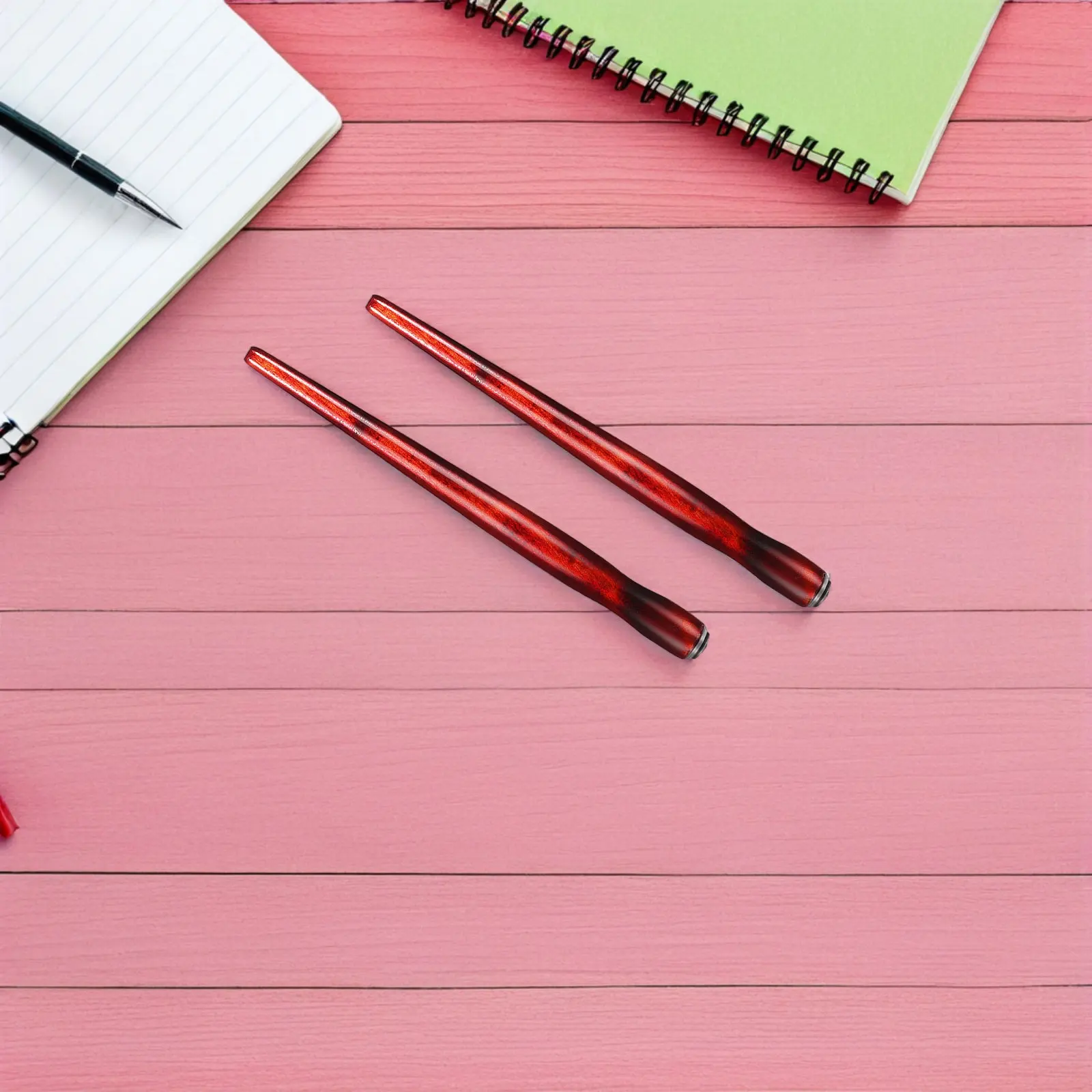 

8Pcs Wooden Dip Pen Holders Straight Handle Precision Calligraphy Comic Drawing Ink Painting Supplies for Artists Cartoon Nibs