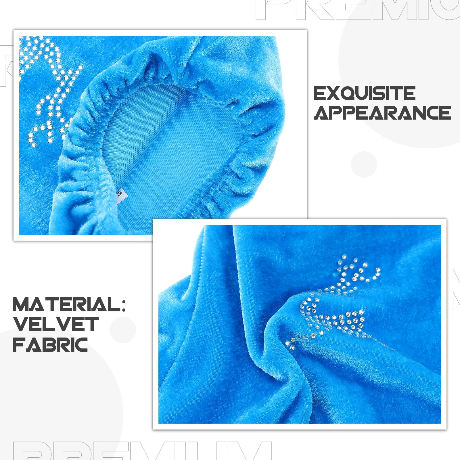 

1Pair Hockey Skates Boot Cover Protector Portable Durable Skating Accessories Shoe Covers for Indoors Reusable