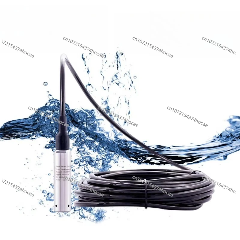 

0-15M 4-20mA submersible pressure level sensor vibration line pressure gauge, for submerged underground monitoring