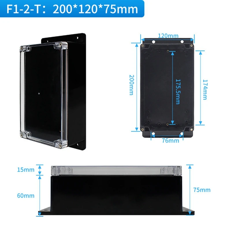 Promotion! Outdoor Junction Box Waterproof IP65, Electronic Engineering Box, Electrical Box, Dustproof Engineering Enclosure