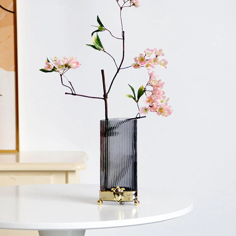 

Glass Flower Vase Hydroponic Container Simple Design Decorative Vase for Home Office Desktop Glass Vases for Flowers