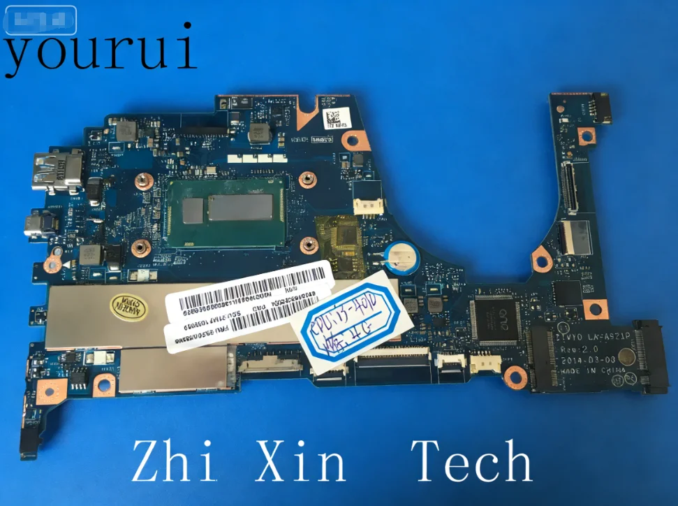

yourui FPU:5B20G55986 For Lenovo Yoga 2 13 Laptop Motherboard With i3-4010u CPU ZIVY0 LA-A921P full test