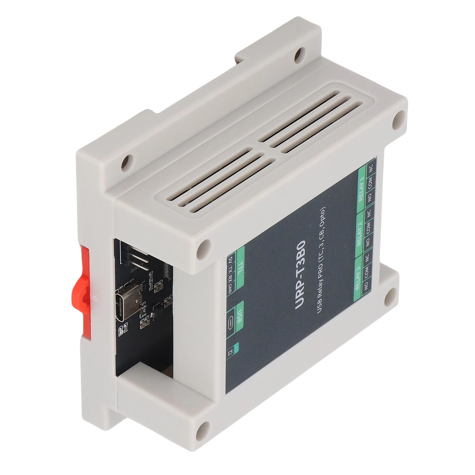 USB リレー 3 チャンネル 5V USB TTL 制御リレーモジュール GD32F103C8T6 チップ LED インジケーター付き