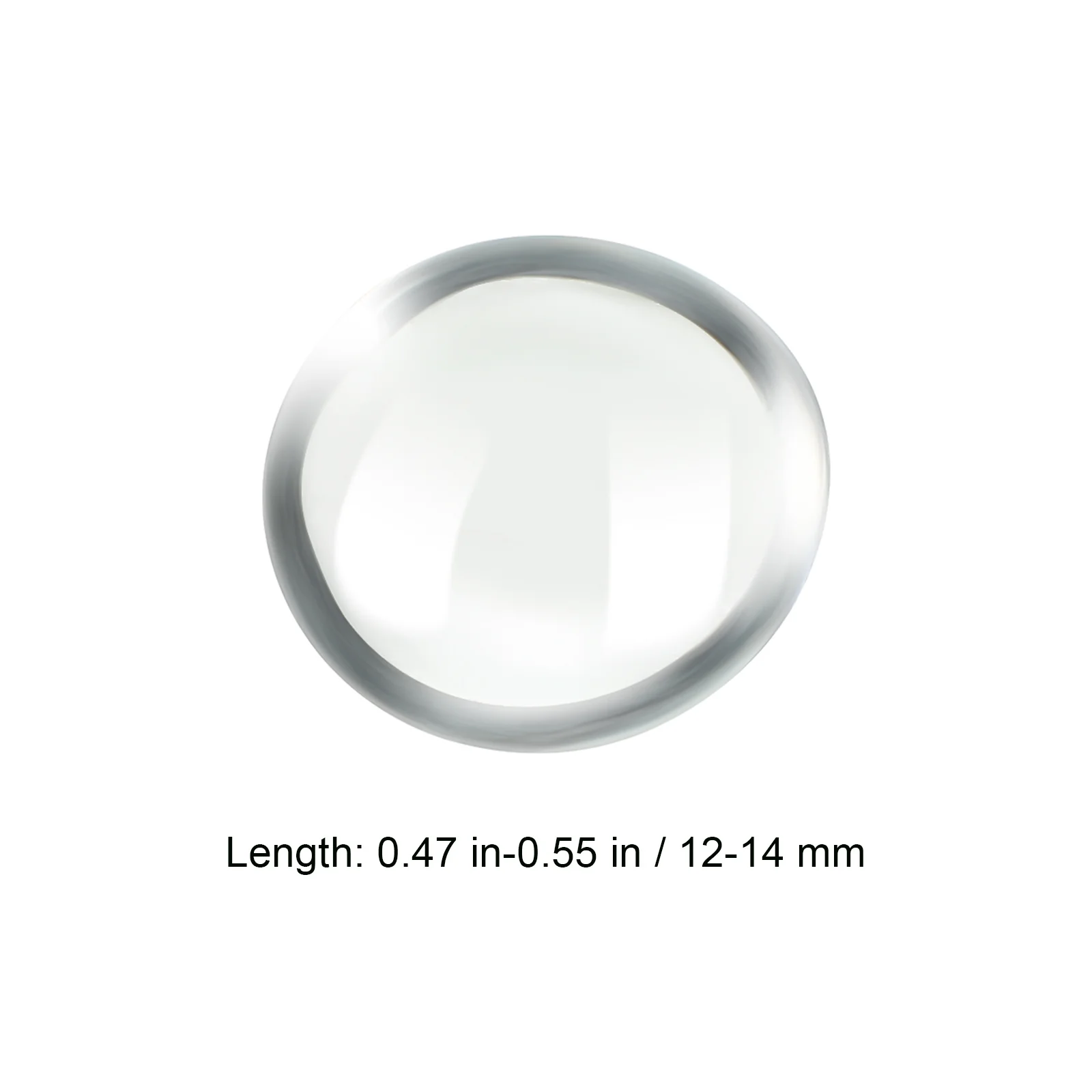 1パック透明ガラス玉、透明で滑らかなフラットデザイン、花瓶の詰め物、水槽の装飾、長持ちするフラットガラス玉