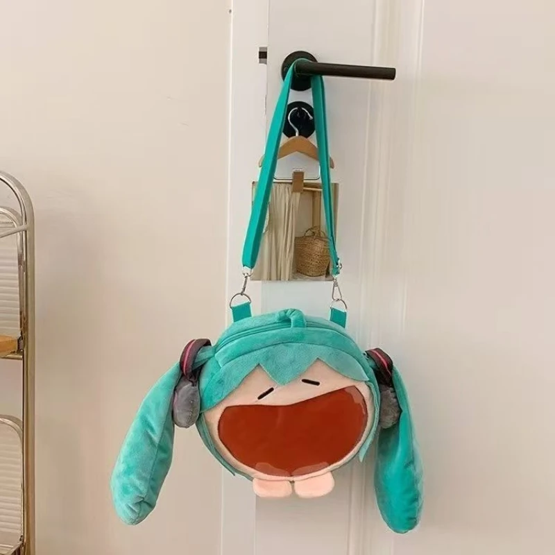 

Милый мягкий органайзер для макияжа с улыбкой, плюшевая сумка для боли, милая модель, наклонная прозрачная сумка через плечо для ежедневного использования в косплею