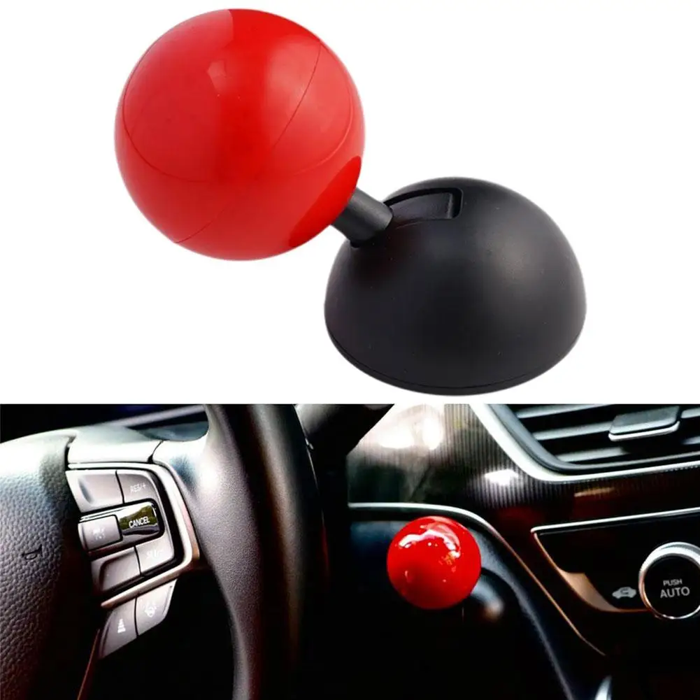 One Button Start Lever Car Engine Start Stop Button Ball-bar Accessories Automotive Full Metal Decorative G7B2