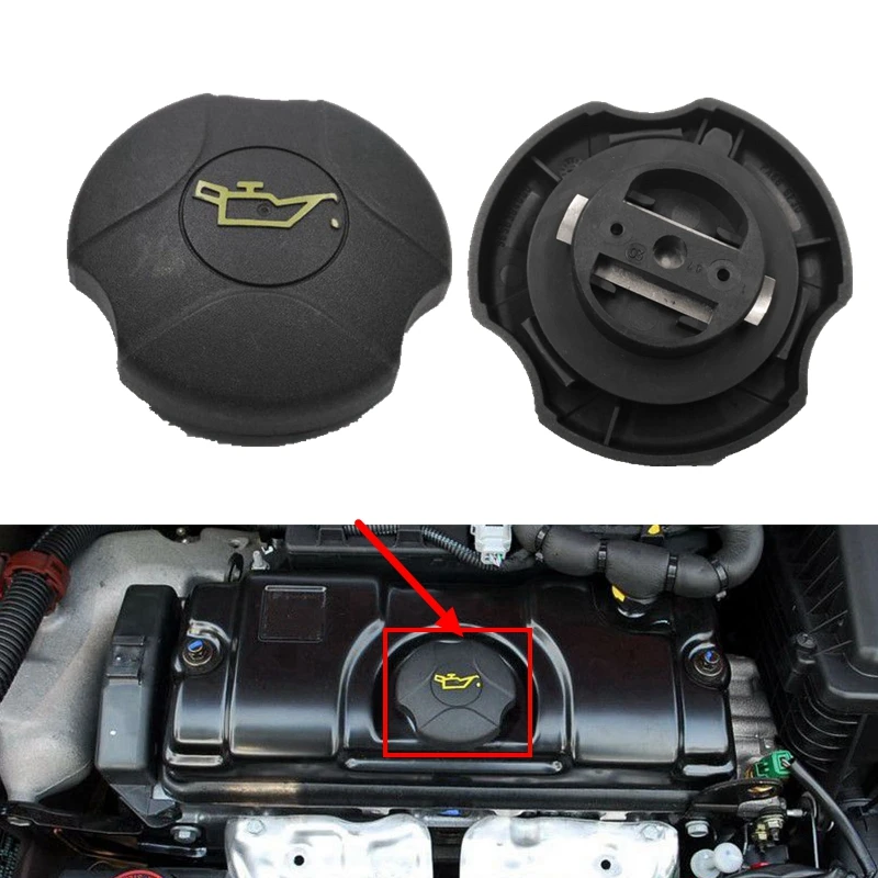 Car Engine Oil Filler Cap For Peugeot 106 205 206 207 306 307 405 1007 Partner For Citroen C2 C3 AX BX ZX SAXO XSARA