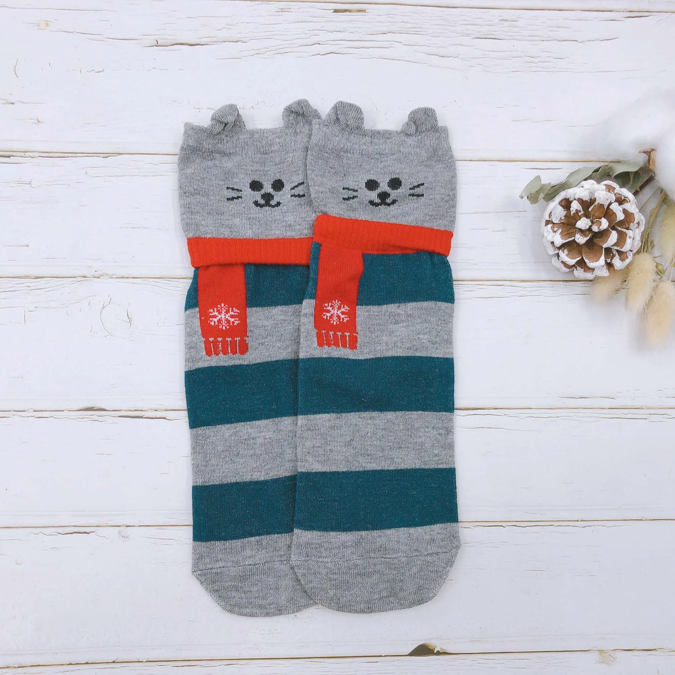 5 pairs lot pack women socks autumn winter Cartoon cute cotton Warm korean japanese style fashion ins funny happy scarf Kawaii