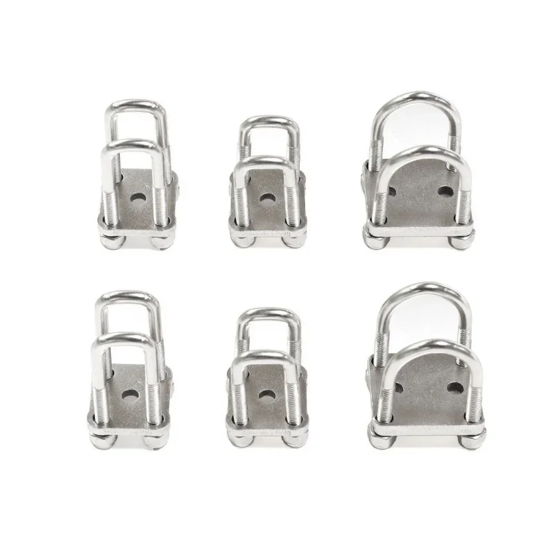 

2pcs Metal Suspension U-shaped Screw Silk Fixed Seat M3 for 1/14 Tamiya RC Tractor Trailer Truck Model Car Upgrade Parts