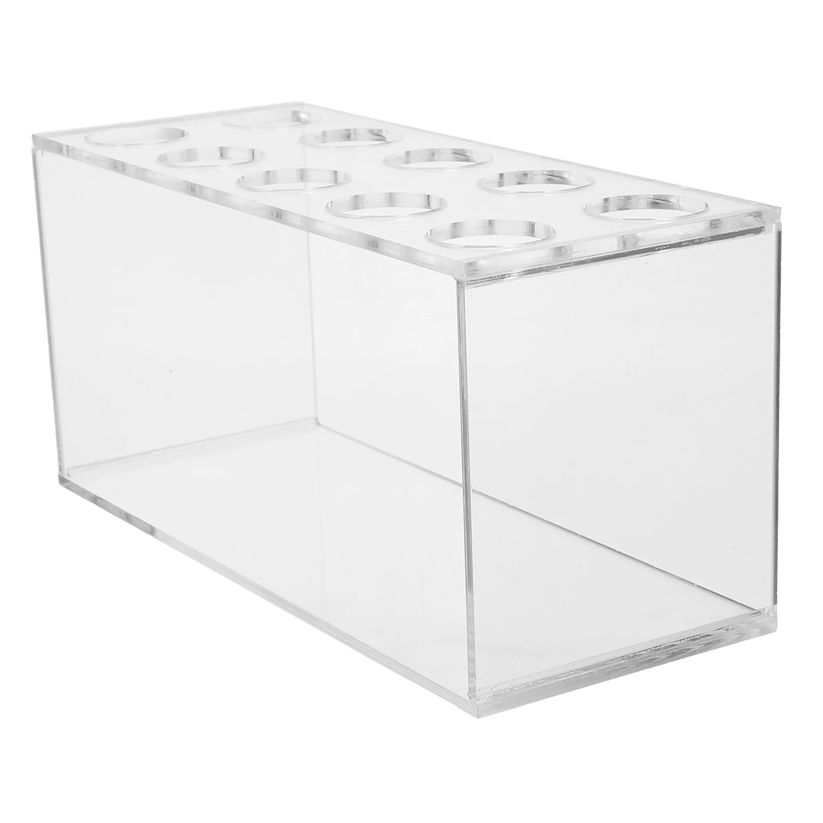 

Laboratory Bottle Holder Plastic Test Tubes Stands Rack Large Experiment Transparent