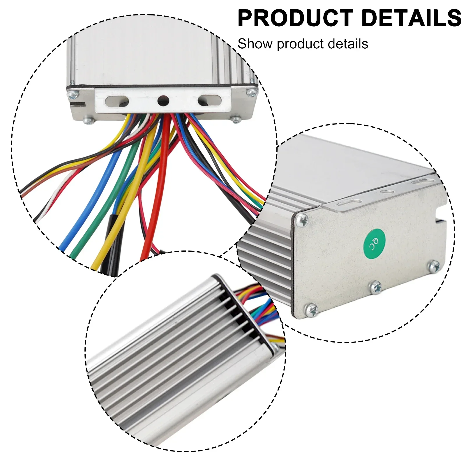 

Square KT Controller Tools Square Controller With Light Line 1000W-3000W 18mos 48V Brushless Motor Cycling Ebike