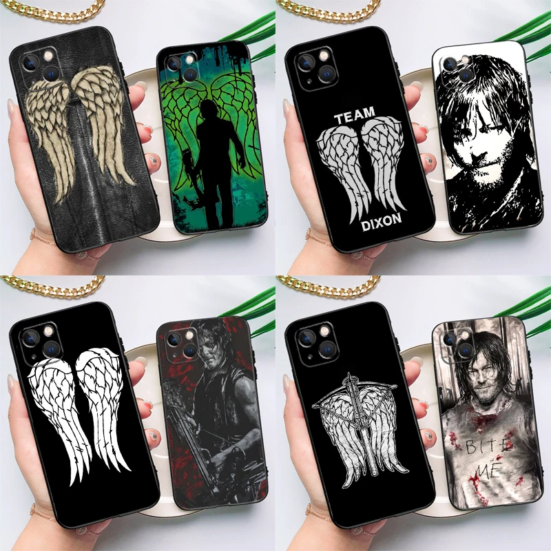 Daryl Dixon Wings Zombie Case For Samsung Galaxy S24 S23 S25 S26 Ultra S20 FE S21 S22 Plus S10 S25 FE Cover Funda