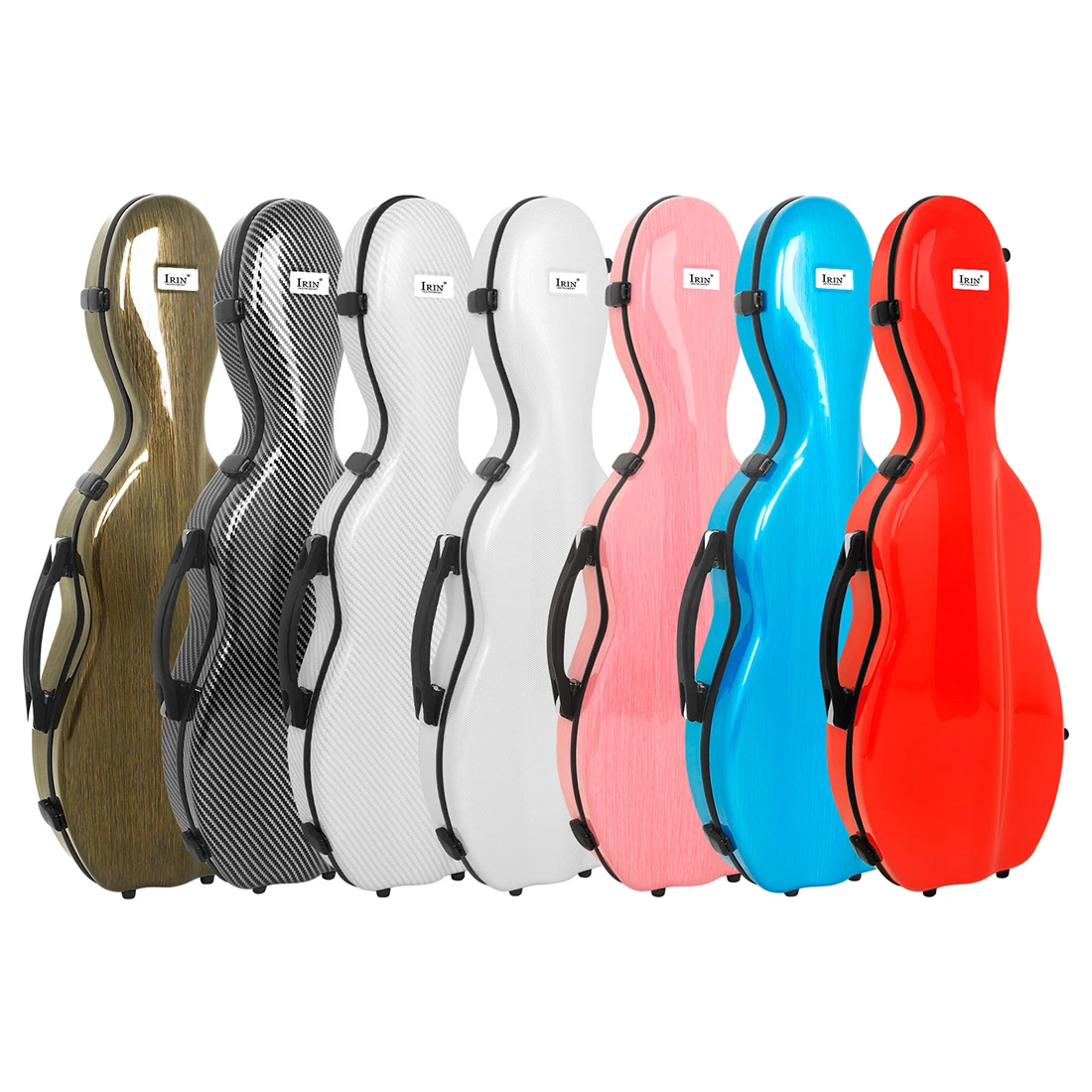 

Violin Case 4/4 High Quality Violin Box Embedded Thermometer Environmental Protection Violin Suitcase with Straps Accessories