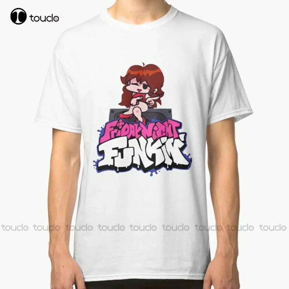 New Girlfriend T-Shirt Women &  Pico Boyfriend Gift Friday Night Funkin Tshirts For  Summer Cotton Tee Xs-5Xl Fashion Funny