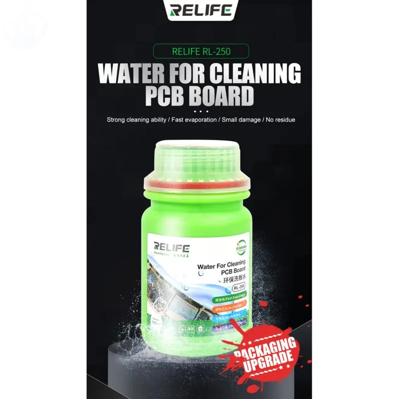 Relife RL250 250ml Powerful Cleaning Water Suitable for PCB Board to be Cleaned After Soldering