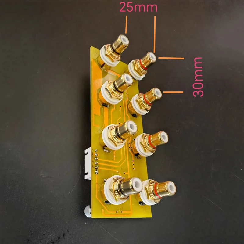 ​​HiFi Infrared Remote Control Volume Potentiometer 4-in-1-out Audio Switching Switch Board Signal Selector Board Japanese ALPS