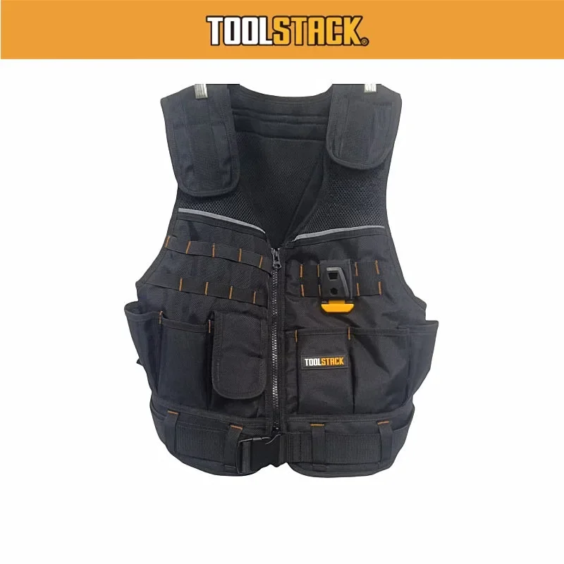 gilet-portautensili-da-lavoro-toolstack-tsk-62-gilet-di-sicurezza-multitasche-con-zip-gilet-resistente-per-edilizia-elettricisti