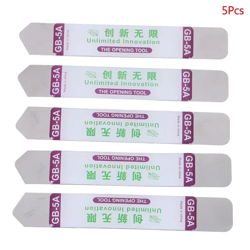 2/5Pcs Professional Metal Pry Hand Opening Tools Flexible Steel Crowbar for IPad  Mobile Phone Tablet Teardown Repair Tool