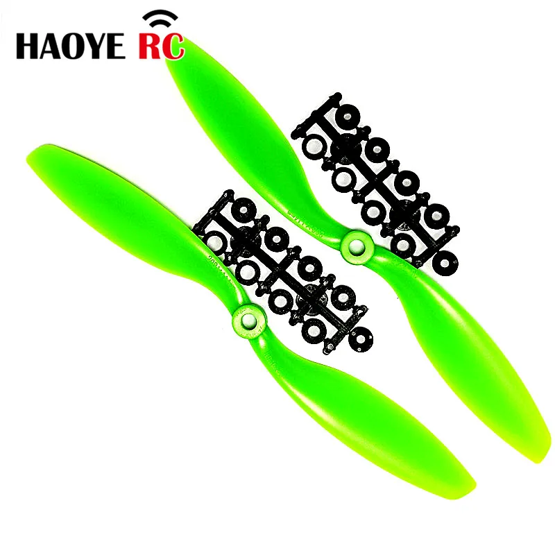 Haoye 2 Pairs Propeller 8x4.5 10x4.5 12x4.5 8045 1045 1245 CW CCW Rotation For Multi-Copter RC Quad Copter