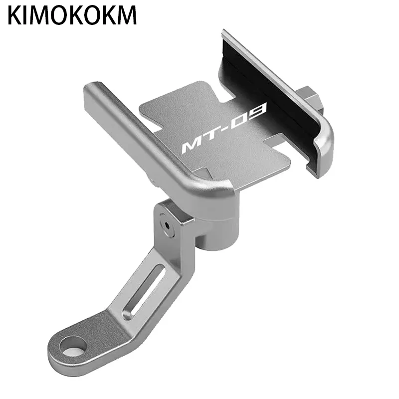 Motorcycle Universal Mobile Phone Holder Aluminum MT09 Bracket Accessories For Honda Yamaha Kawasaki MT 09 2017 2022 2023 2024