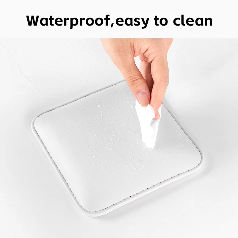 Vierkant vormig manicure-elleboogkussen Nagelarmsteun voor elleboog Eenvoudig schoon te maken manicure-armsteunkussen Antislip-ondersteuningskussen voor nagelstylisten om pijn in elleboog en pols te verlichten