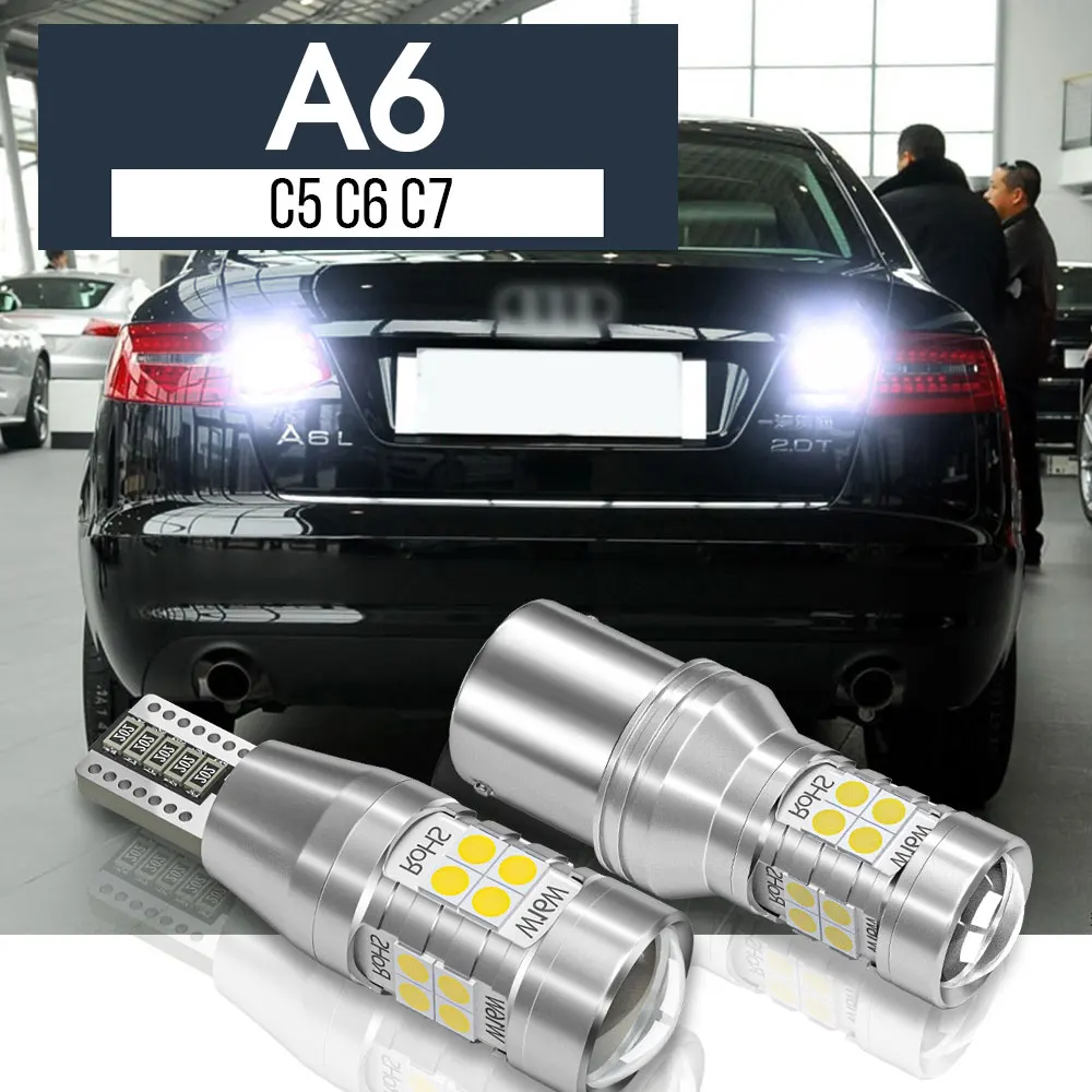 

2x LED Backup Light Reverse Lamp Blub Canbus Accessories For Audi A6 C5 C6 C7 1997-2014 2006 2007 2008 2009 2010 2011 2012 2013