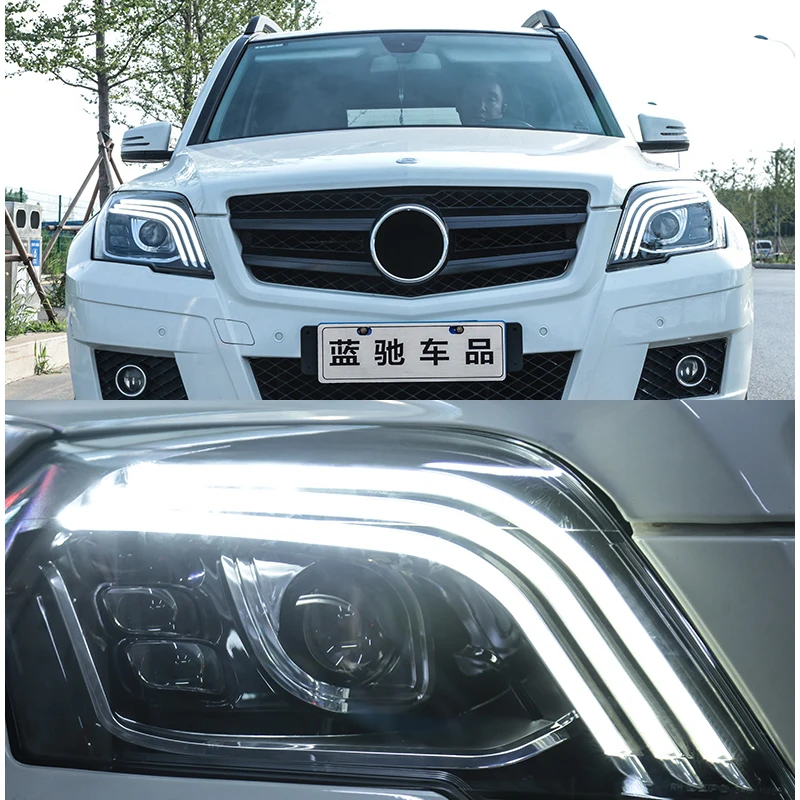 Head Lamp for Benz GLK Headlight GLK200 GLK260 GLK300 LED 2008-2015 Headlights  DRL Signal Projector Lens Automotive