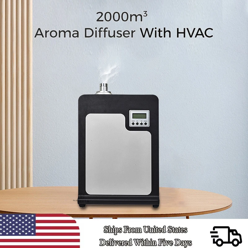 NAMSTE 2000m³ Waterless Aroma Diffuser Home Fragrance Diffuser Hotel Air Freshener 500ML Capacity Metal Material Scent Machine
