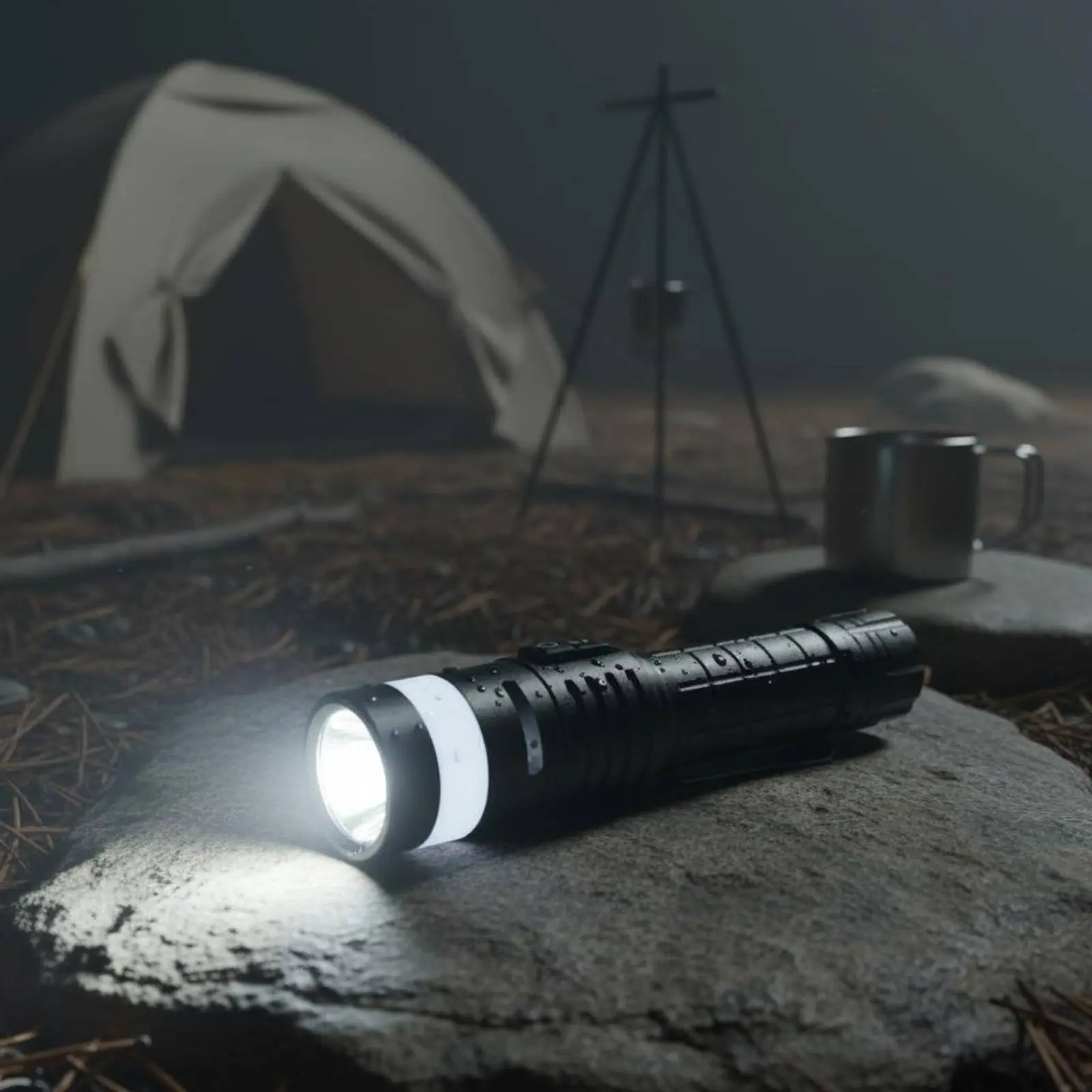 Multifunction Flashlight Blast-resistantProof Aluminum LED Flashlight Handheld Light view 5