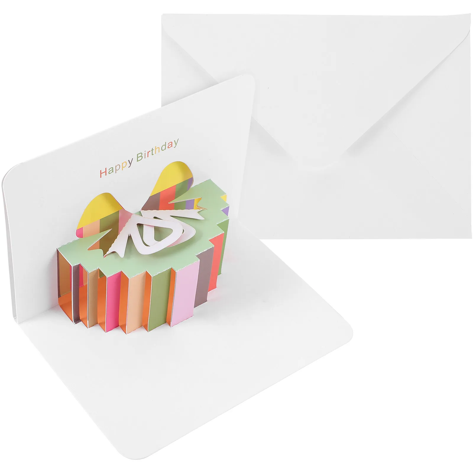 

Birthday Card 3D Kids Paper Creative Greeting Handmade Colorful Party Gift DIY Blessing Message Card Party Gift