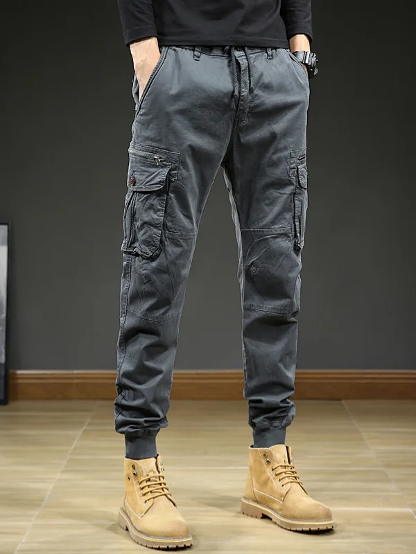 

Casual Men's Work Pants Zipper Pocket Straight Leg mid Waist Other Material 100% Casual Style Military Green Color
