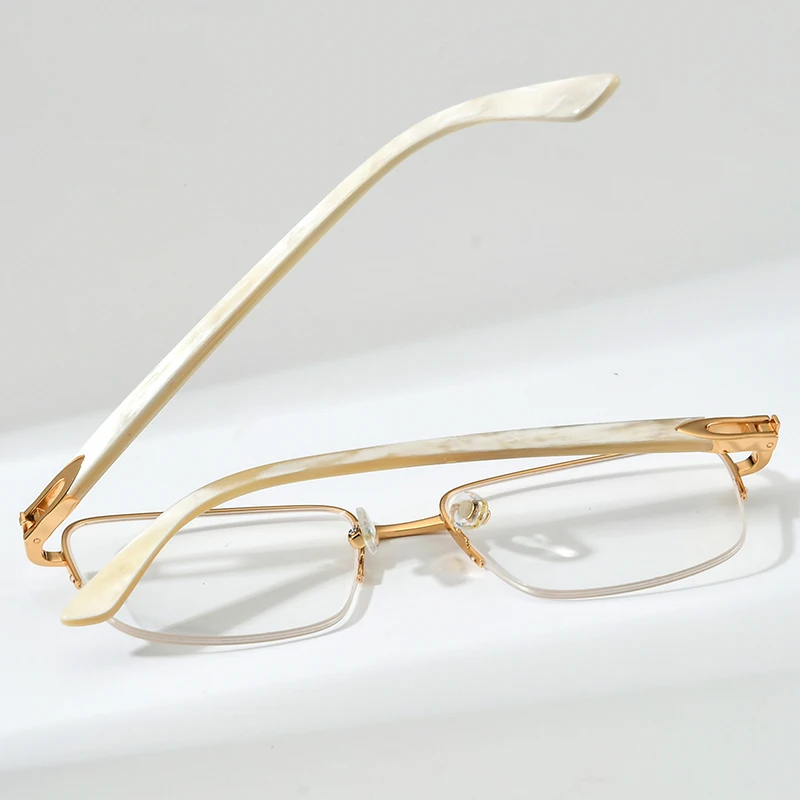 HEPIDEM Buffalo Horn Glasses Frame Men Square Women Eyeglasses Luxury Buffs Eyewear 0035