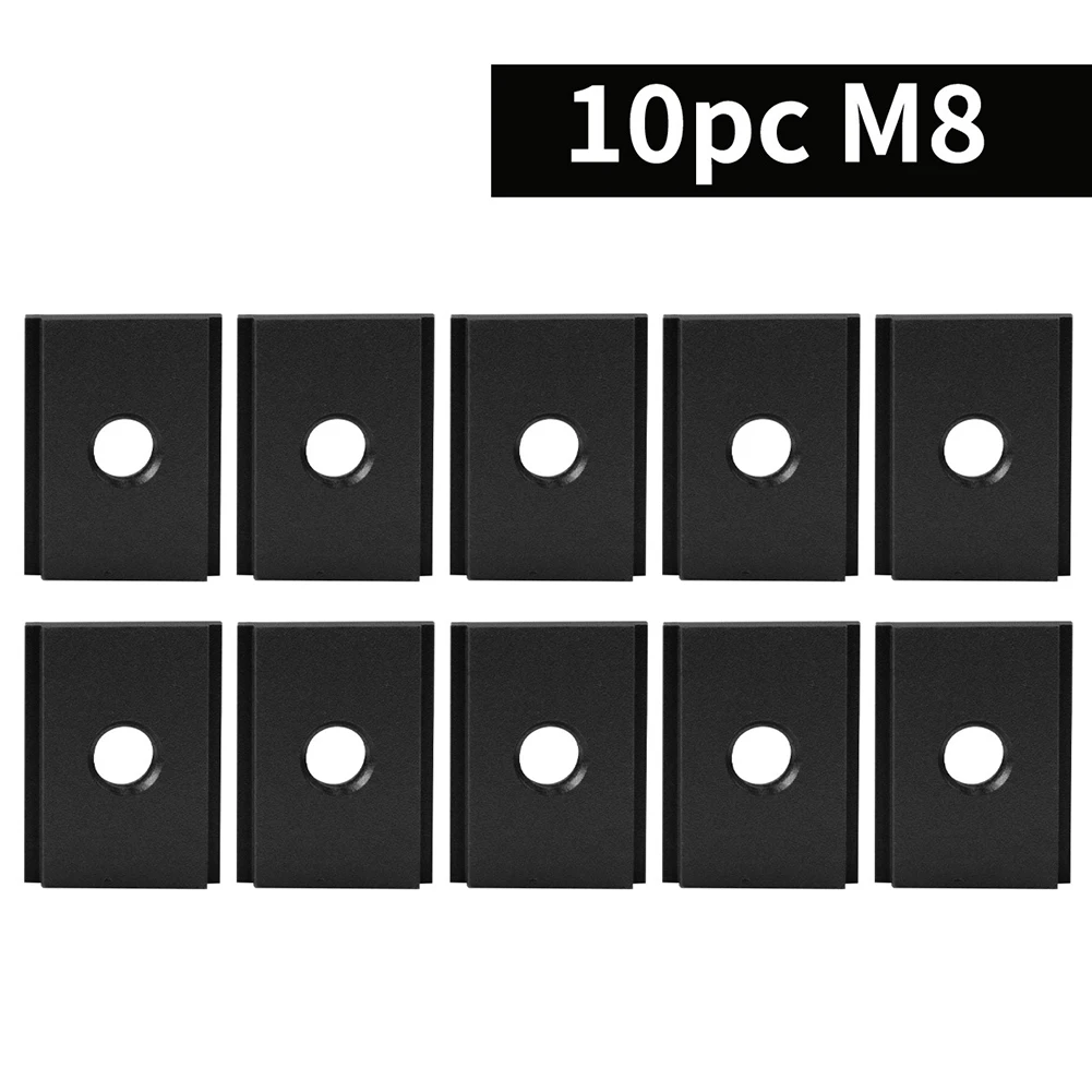 10pcs M8 for t Track Sliders Aluminum for t Slot Nuts Replacement Parts For Woodworking for table Saw Drill Accessories