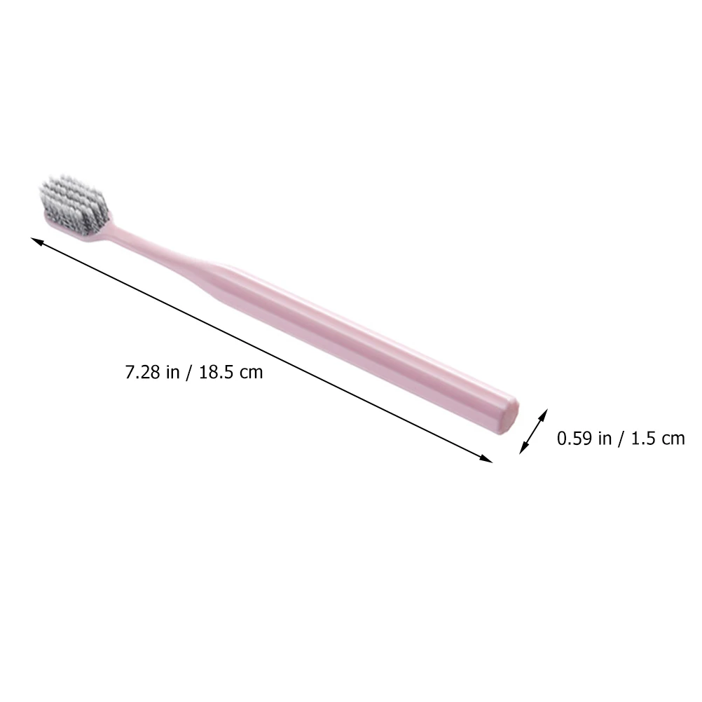 3 قطع فرشاة أسنان ذات شعيرات ناعمة للاستخدام للبالغين، شعيرات تدوم طويلاً، تصميم فعال لصحة الفم #6