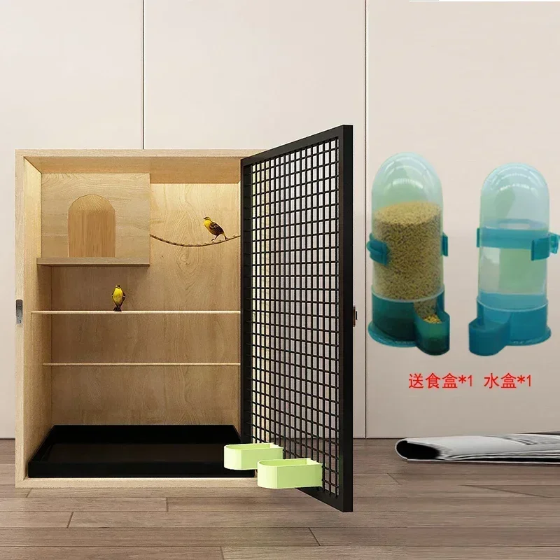 Casa de madera, jaulas para pájaros de codorniz, periquitos canarios, jaulas grandes para pájaros al aire libre, parque de cría, Maison Oiseaux Exterieur, productos para mascotas WZ50BC