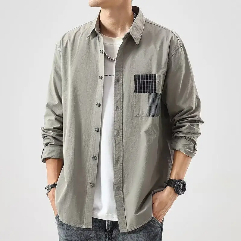 

Свободный крой Long Sve Повседневная одежда в полоску для молодежи Весна Осень Повседневная одежда Полиэфирное волокно Без бренда зарегистрированная товарная марка