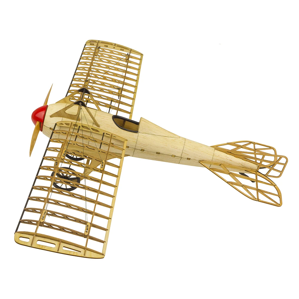 

AEO 1/16 Scale Albatros D.III Vintage Biplane Wooden Model Kit DIY Balsa Wood Aircraft Static Display Plane Decor Collection