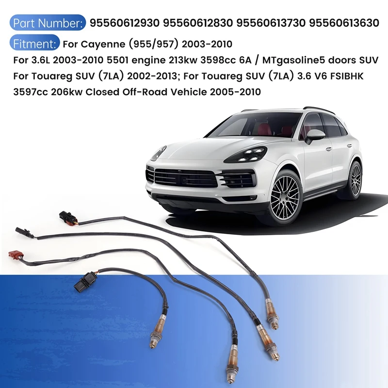 95560612930 95560612830 95560613730 95560613630 Front & Rear Oxygen Sensor For VW Touareg Porsche Cayenne