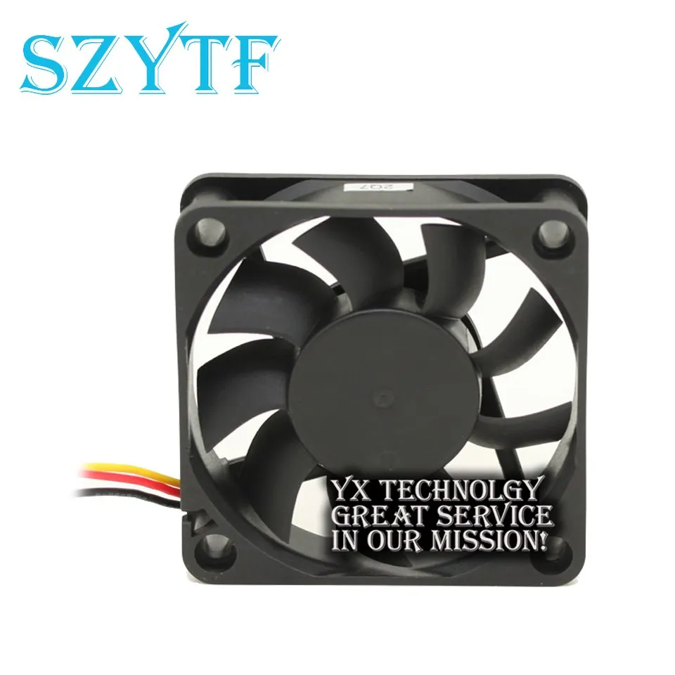 

SZYTF 60*60*15 мм 3-проводной FD126015HB 6015 6 см 60 мм 12 В 0.22A сверхпрочный двойной шарикоподшипник охлаждающий вентилятор