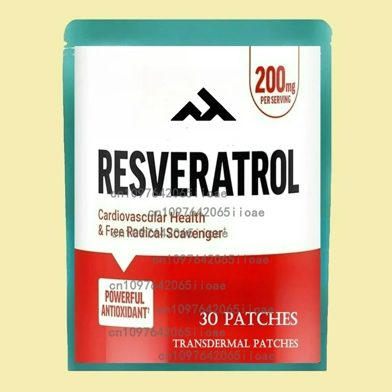 

30 Patches Resveratrol Patches - Transdermal Patches Support Heart Health, Antioxidants
