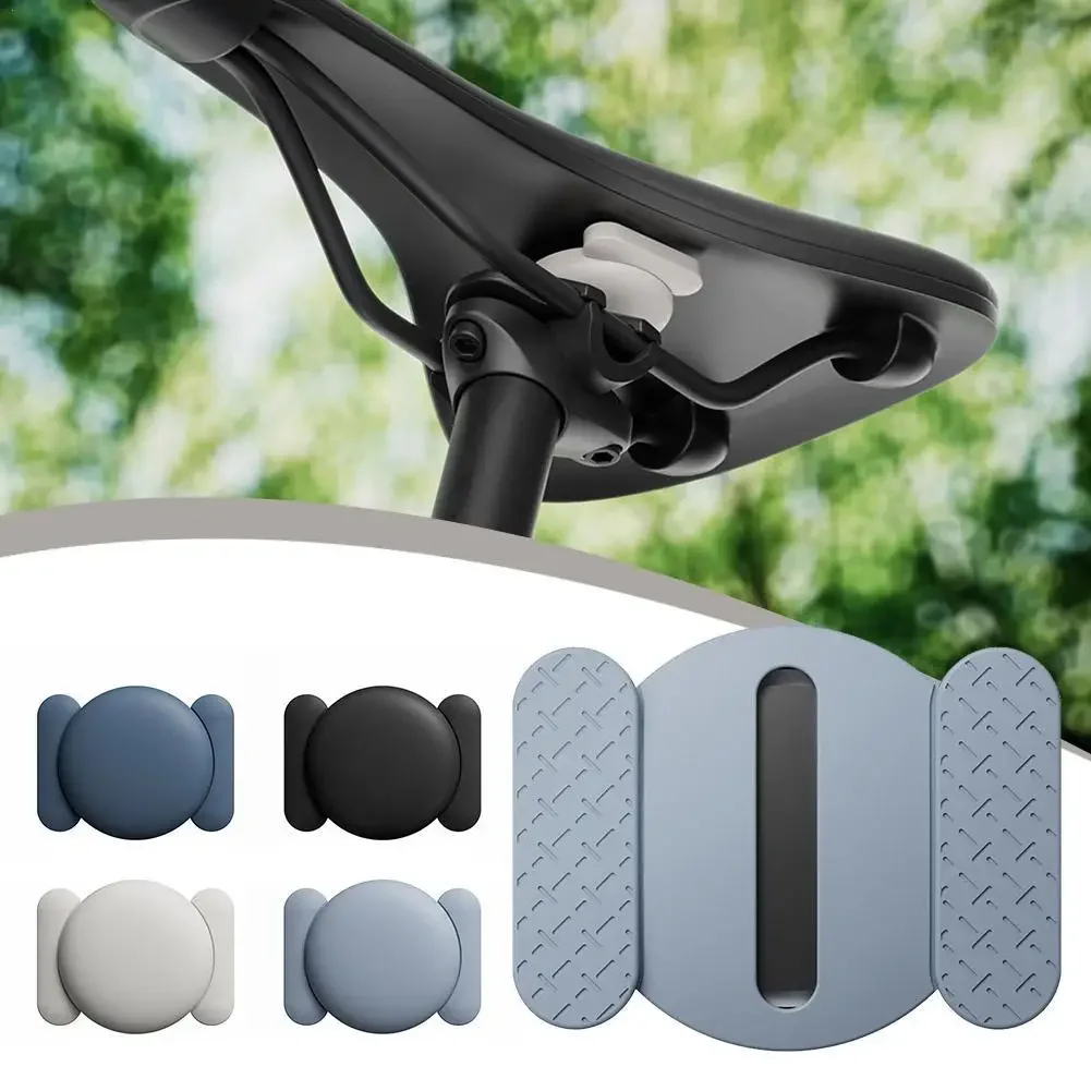 Strong Magnetic Hidden Silicone Soft Case for Apple Airtag Air Tag Car Bike Motorcycle Luggage GPS Tracker Anti-lost Full Cover