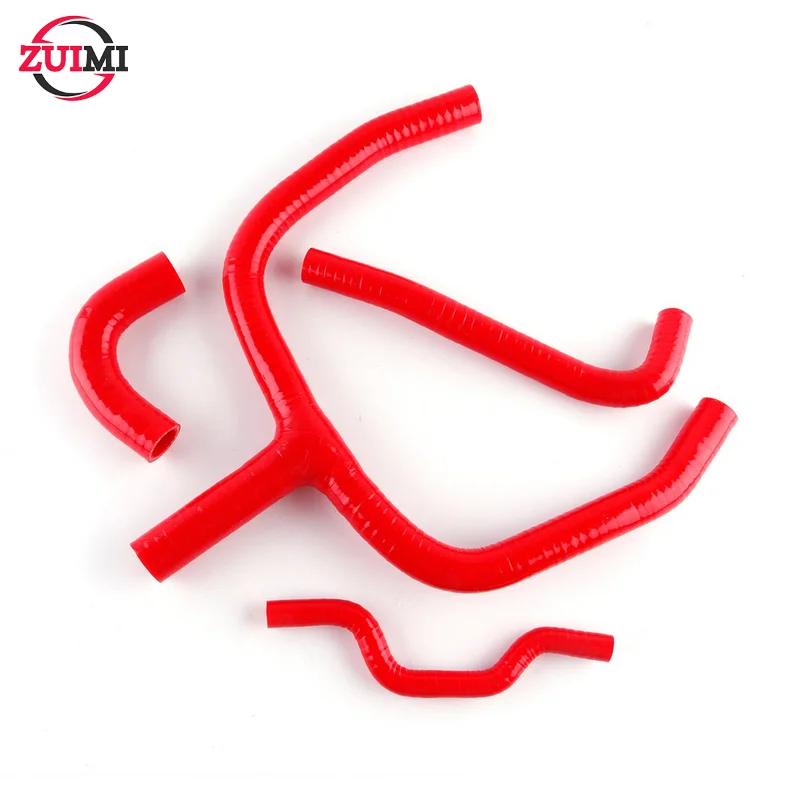 

For 2009-2016 Kawasaki KF250F KX250 F Silicone Radiator Coolant Water Y Hose Tube Kit 2010 2011 2012 2013 2014 2015