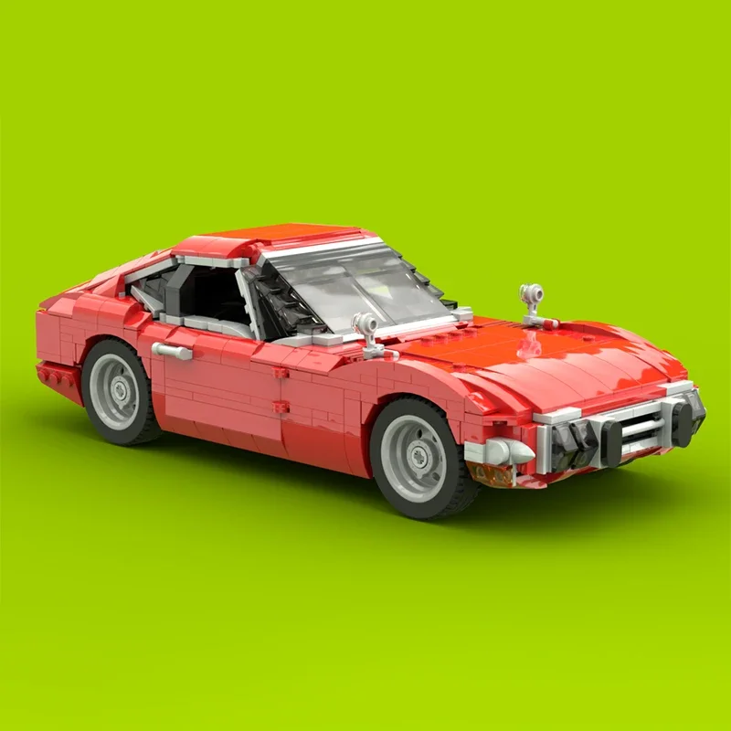 802PCS Stadt Champion Toyotases 2000GT Bausteine Pädagogisches DIY Kreative Spielzeug Geburtstag Geschenk Für Kinder Blöcke