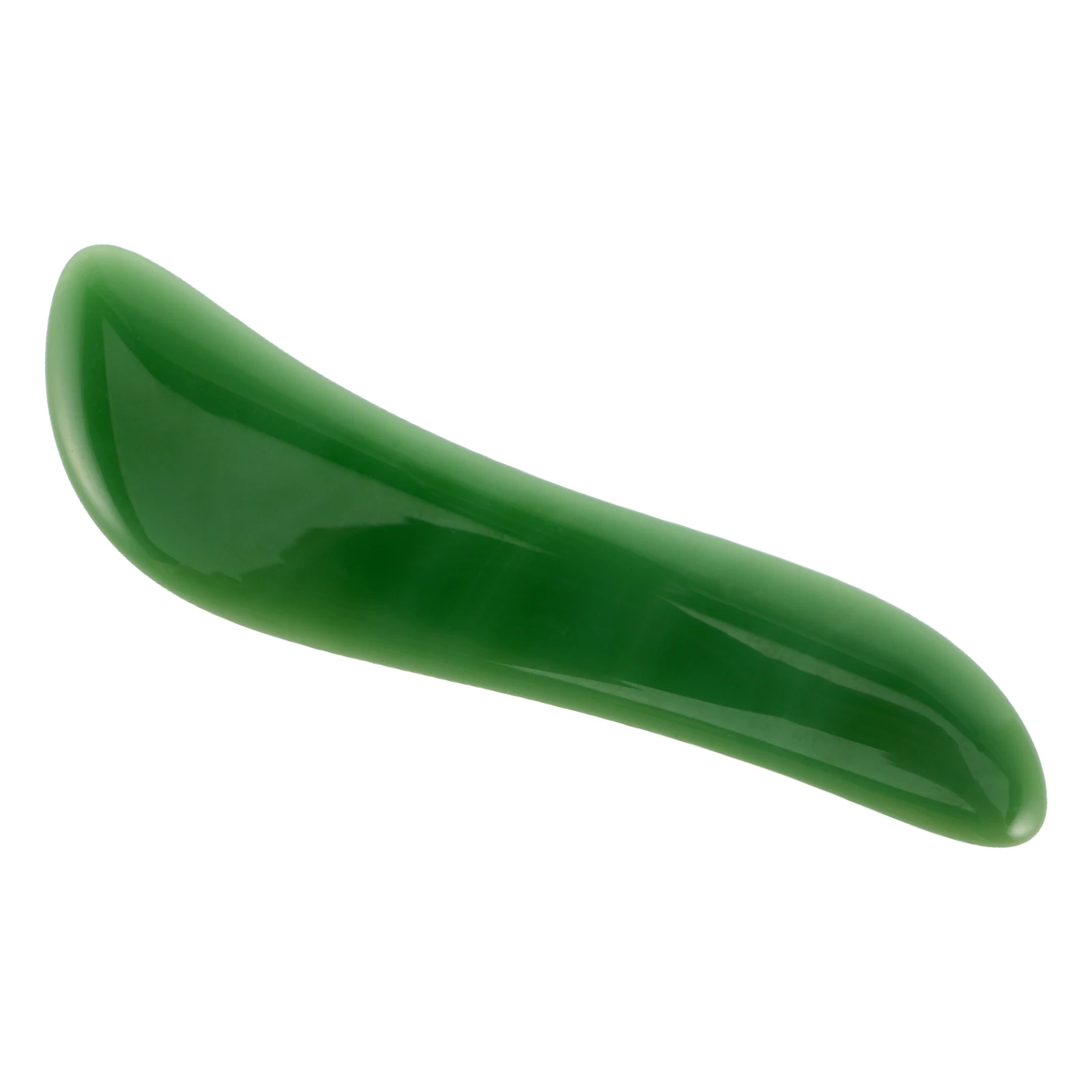 

Face Scraper Tool Jade Stone Green Color Gua Sha Massage Slimming Eyes Legs Facial Body Circulation Fatigue Relief